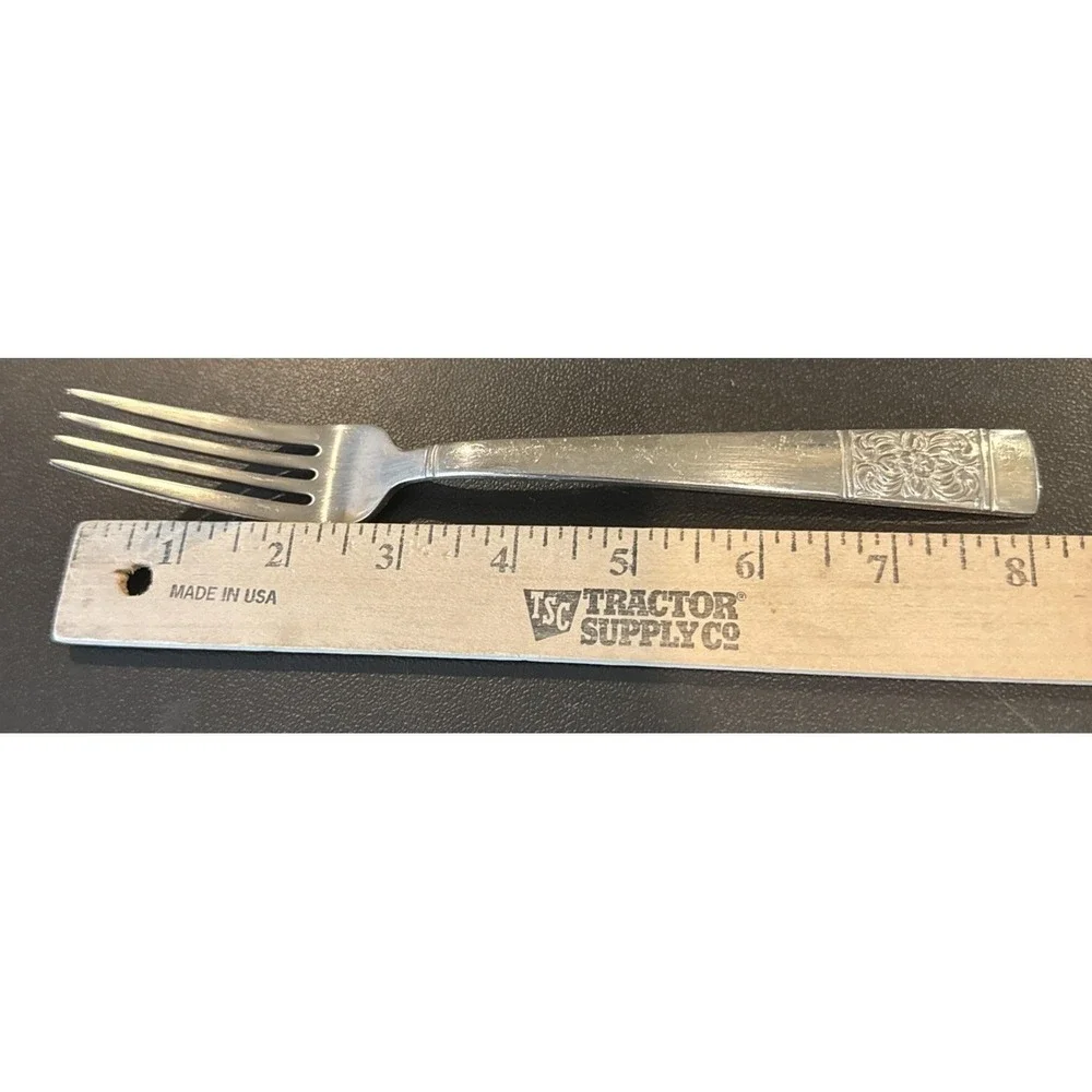 Reed Barton Harvest Bouquet Dinner Forks Fork  Set Of 5 Flatware Stainless Steel